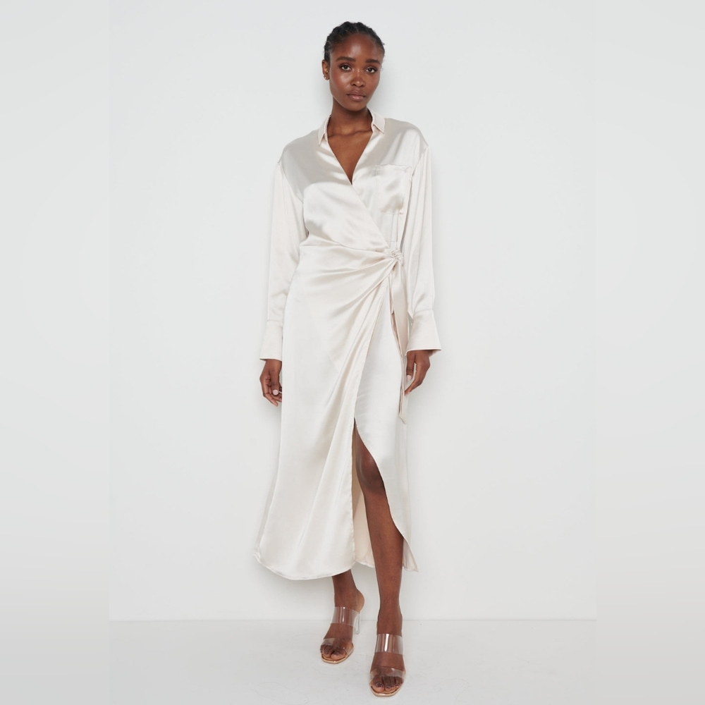 Ronnie wrap around dress by Pretty Lavish NWOT